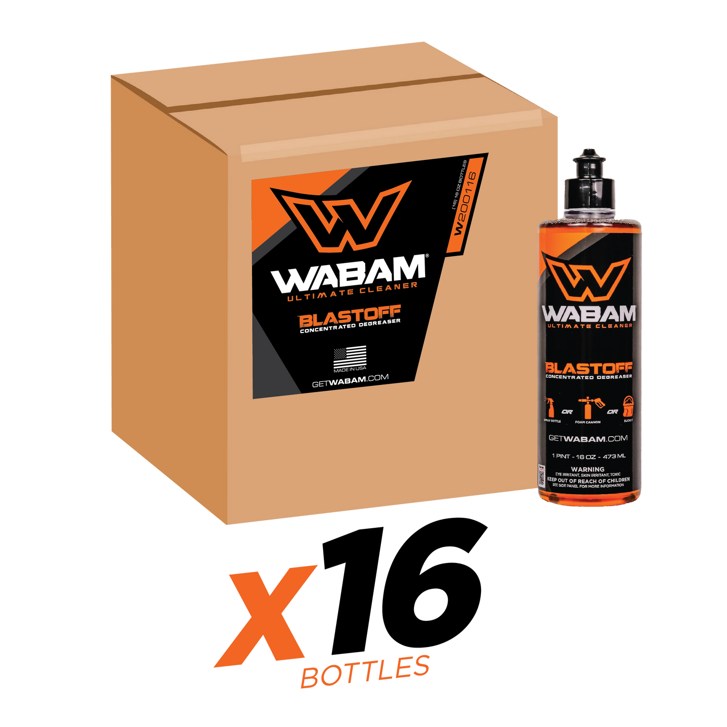 WABAM BLASTOFF 16oz (16 Bottles)