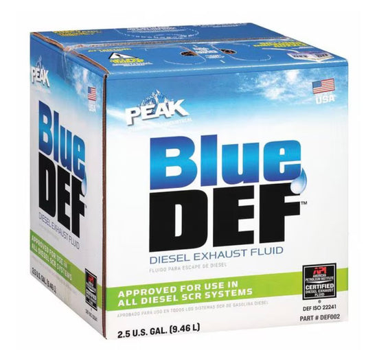 Blue DEF - 2.5gal Jug, Pack of 5