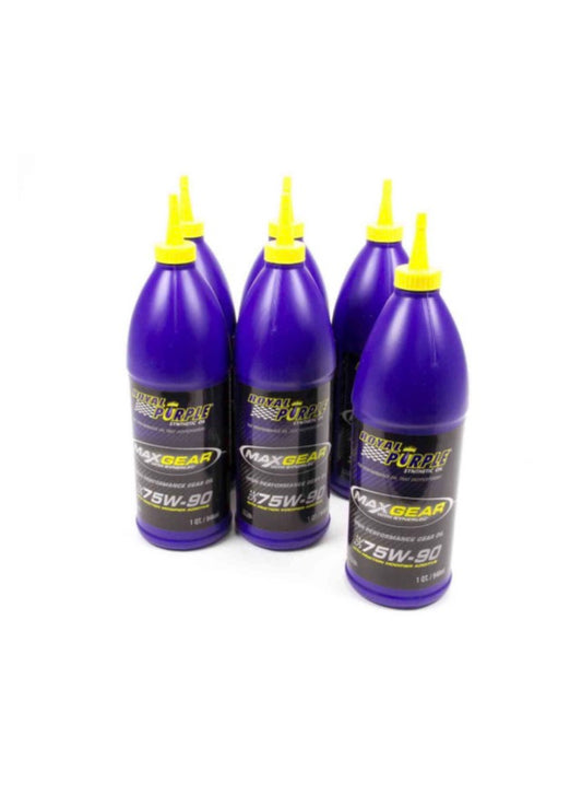 Royal Purple Max Gear, Gear Oil - 1qt Bottle, Pack of 6