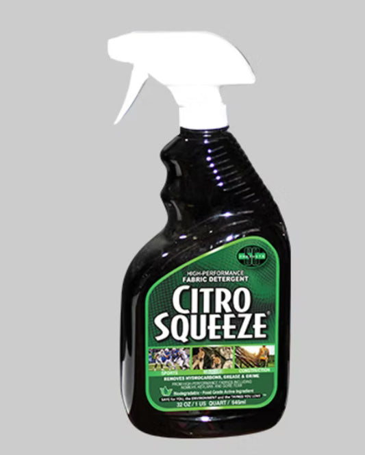 CitroSqueeze® Race Gear & PPE Cleaner Detergent - 32oz Spray Bottle