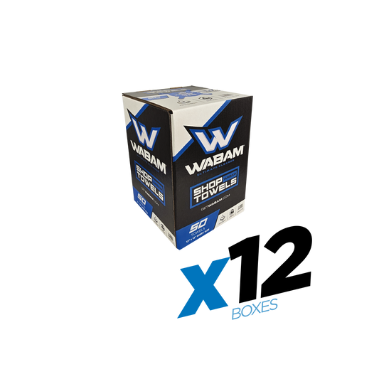 50CT "ON THE FLY" SHOP TOWELS (12 BOXES)